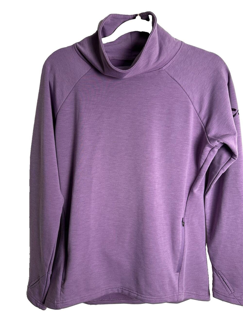 Dover Saddlery Women Cowl Neck Sweatshirt Lavender Purple Riding Pullover XS